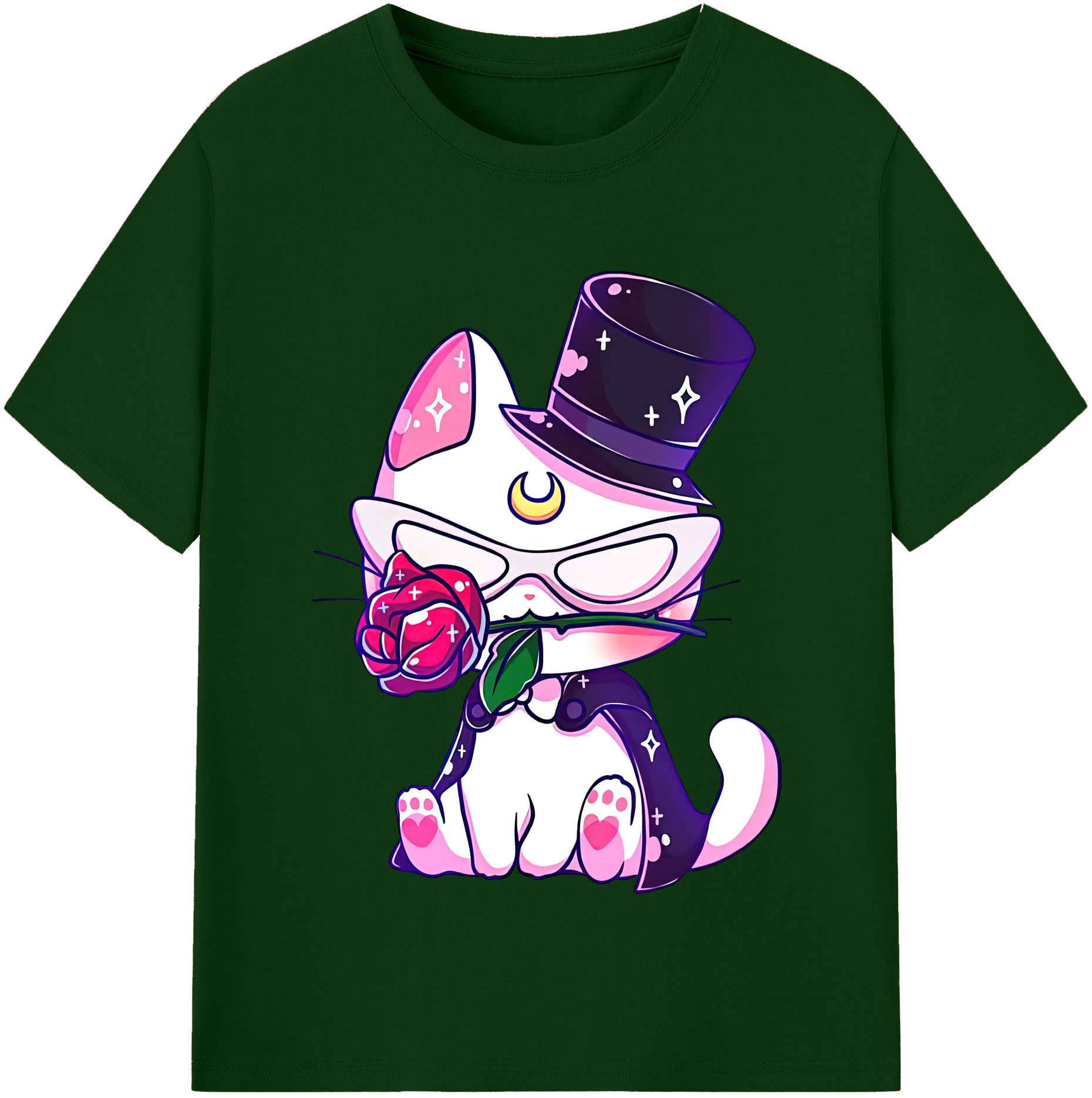 （画像用） 美少女戦士セーラームーン Sailor Moon 綿100％半袖Tシャツ（フロントプリント）